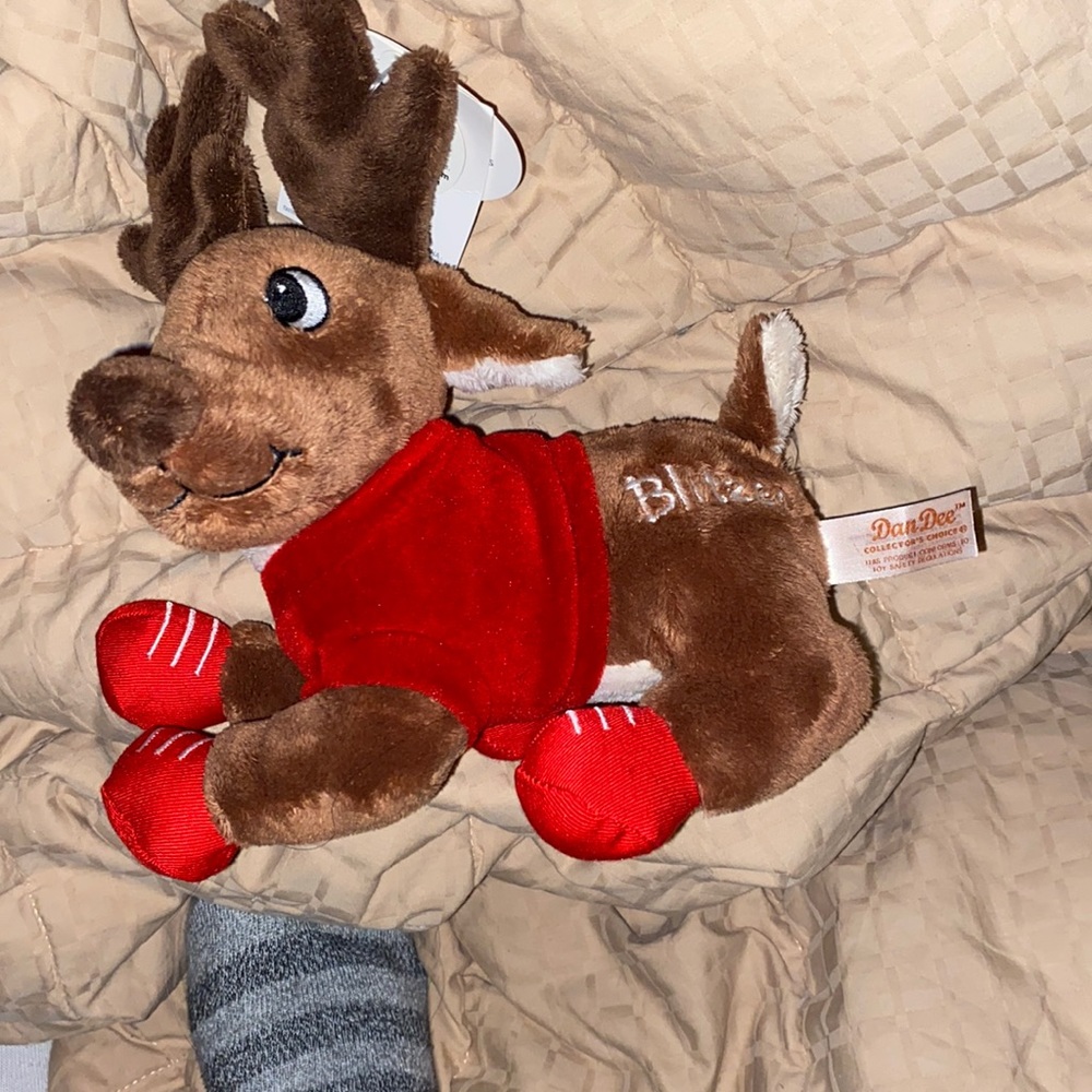Dan Dee Collector's Choice Blitzen Reindeer Stuffed Animal Toy 06/2009